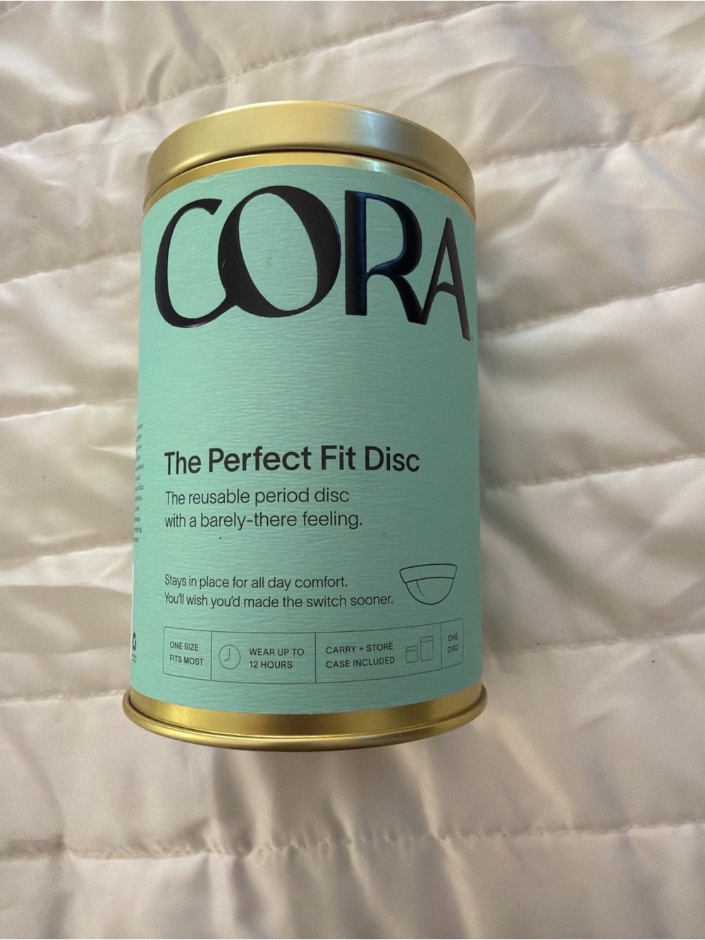 Cora Perfect Fit Reusable Period Disc – New in Package